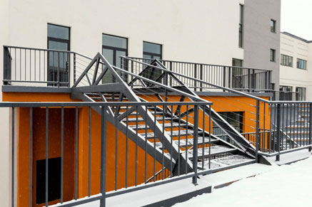 stainless steel in railings