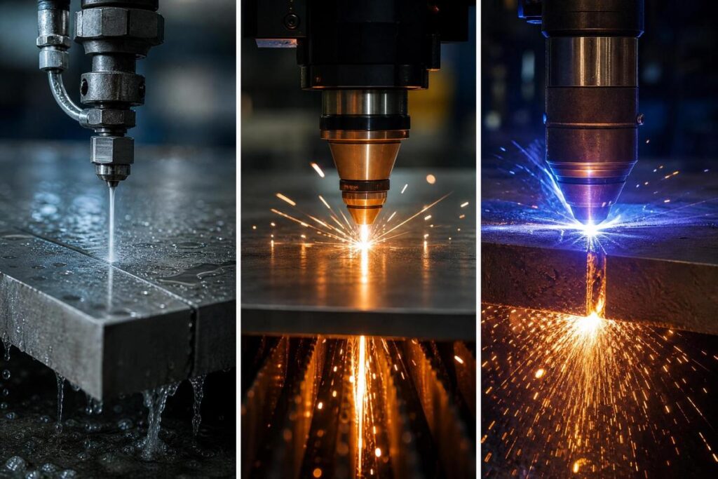 Waterjet vs Laser & Plasma CNC Cutting for Stainless Steel