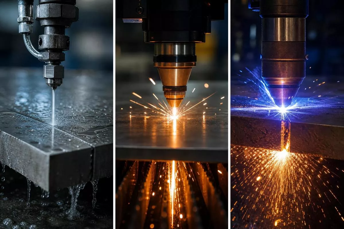 Waterjet vs Laser & Plasma CNC Cutting for Stainless Steel