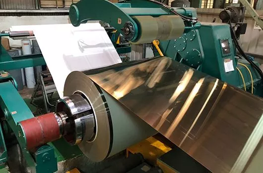 Stainless steel coil leveling line